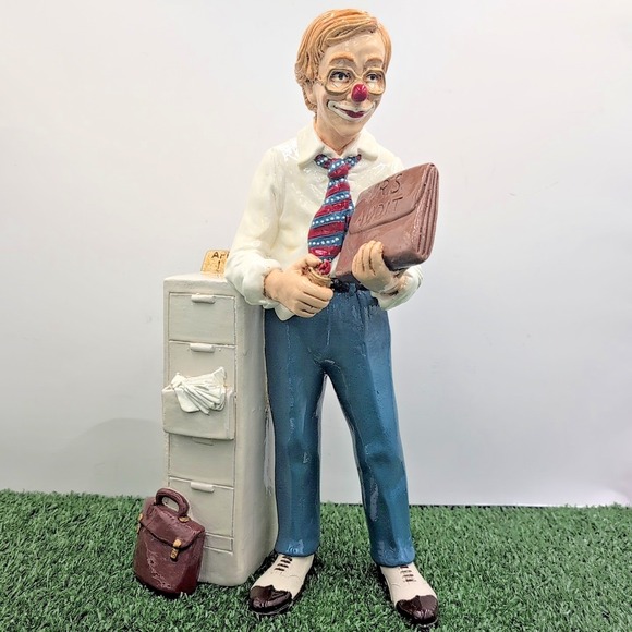 VTG Clown Statue IRS Judi's Pastimes 13